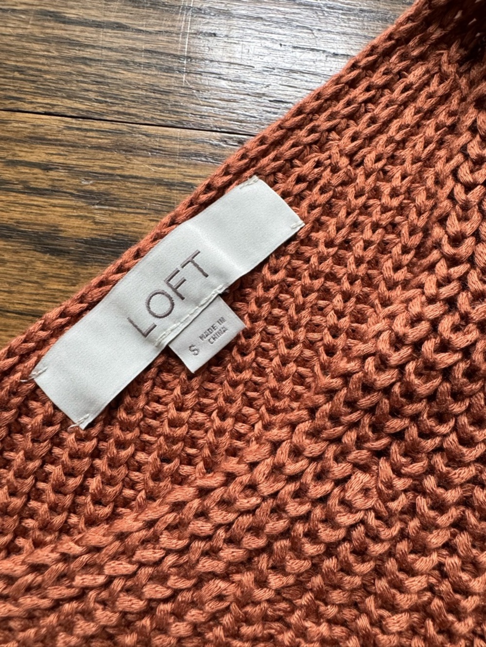 LOFT Sleeveless Sweater Tank Bundle Black & Rust Size S - Picture 7 of 8